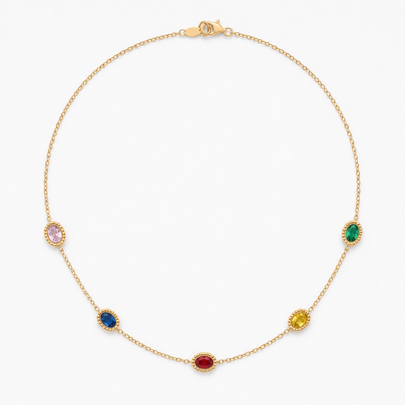 Multicolor Gemstone Necklace